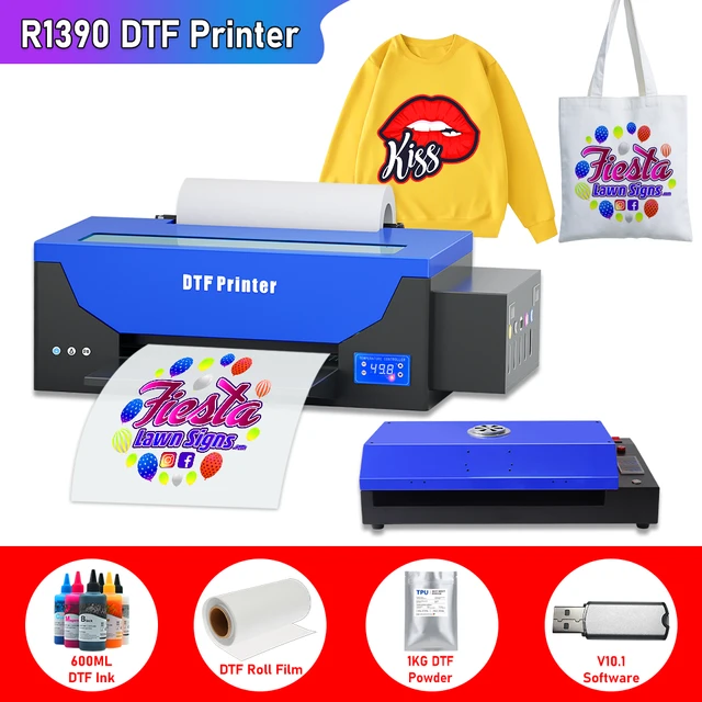 A3 Dtf Printer Dtf Transfer Printer For Epson R1390 Digital Dtf Printer Dtf  Film For Jeans Hoodies A3 T Shirt Printing Machine - Printers - AliExpress