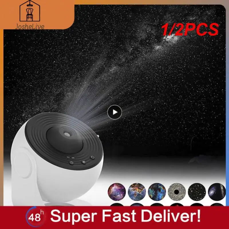 

1/2PCS 13 In 1 Planetarium Galaxy Starry Sky Projector Night Light Star Aurora Projection Lamp For Kids Bedroom Home Party