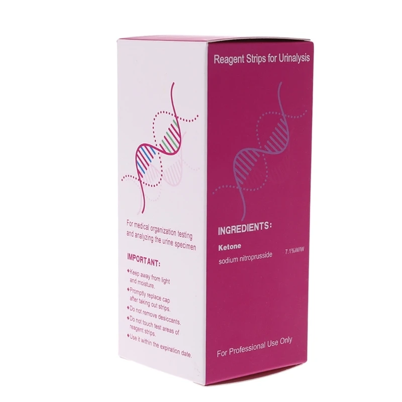 Strisce Per Analisi Test Chetonici Da 100 Pezzi Per Analisi Delle Urine Domestiche Per Chetosi Forniscono Test Giornalieri E
