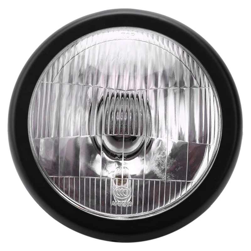 New Motorcycle Black Metal Retro E4 Halogen Front Headlight for Honda Cg125 Gn125 Cafe Racer Bobber Custom |
