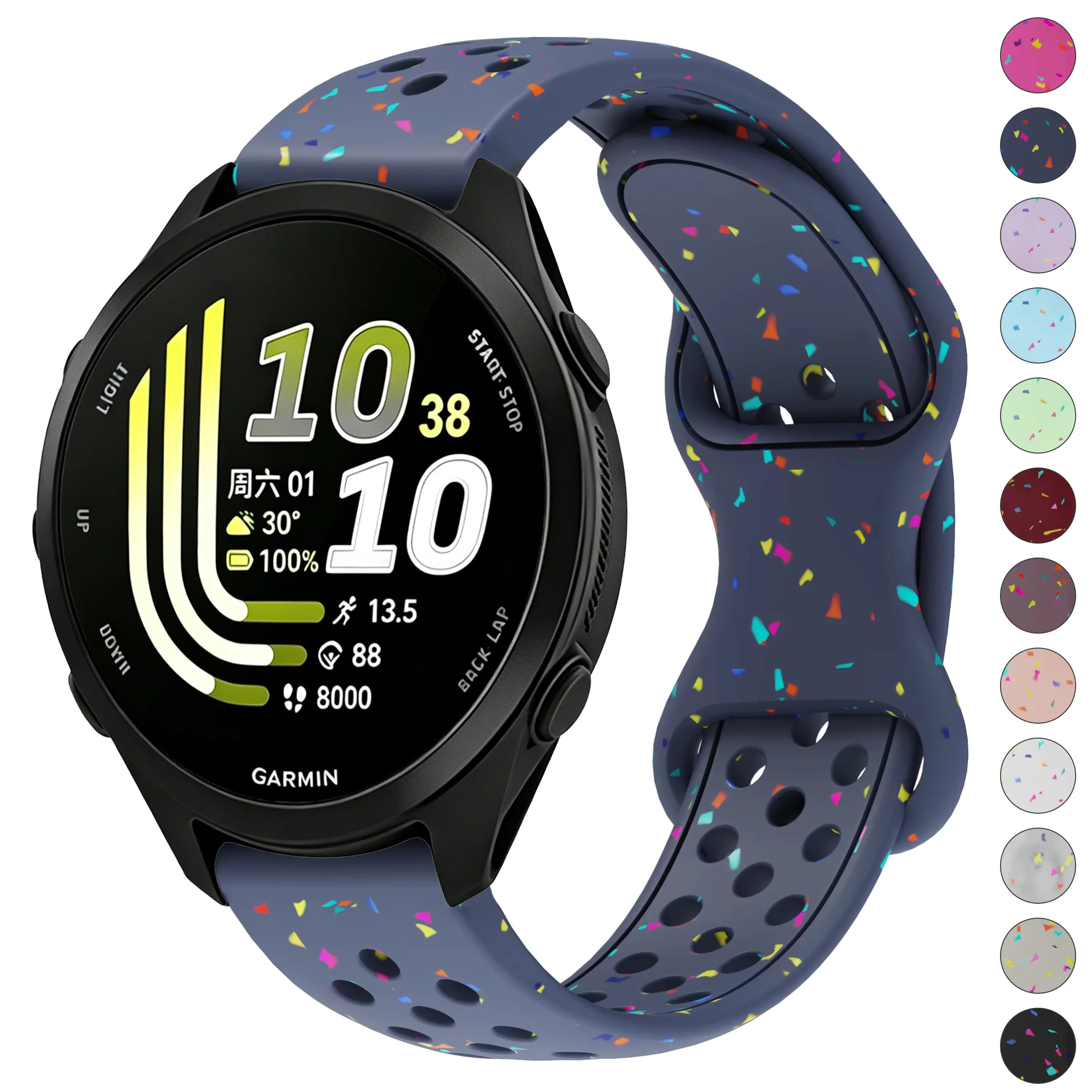 Premium Silicone Strap for Garmin Forerunner & Venu - Versatile Sizes Available