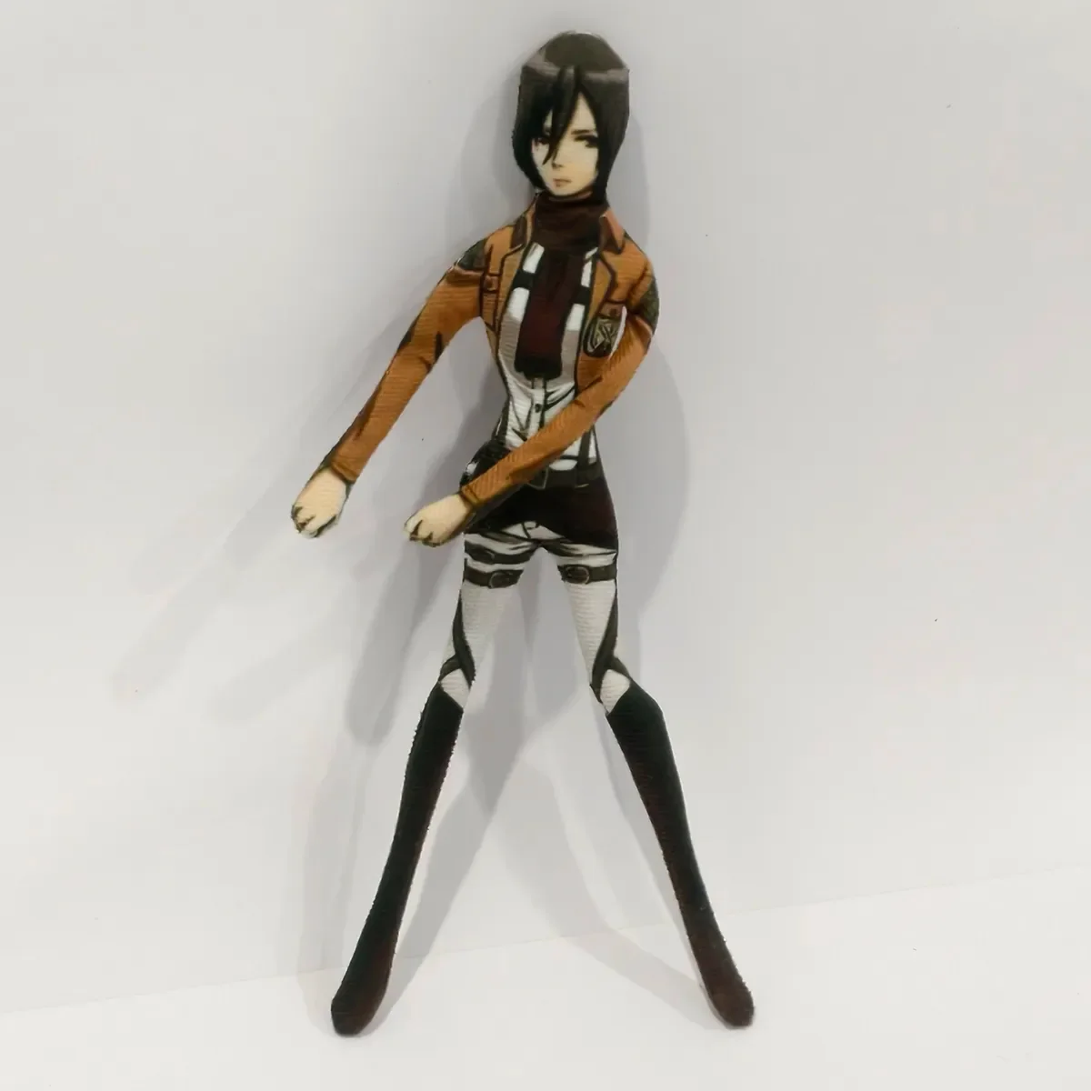 Plush Doll Anime Attack On Titan Eren Jaeger Cosplay Plush Doll Body Wire Skeleton Action Stuffed Dolls Accessories Ornament Gifts