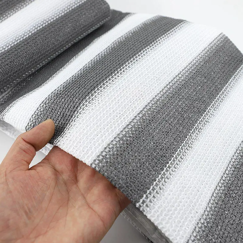 Description Picture 5 of itemHDPE Stripe Sun Shade Net Balcony Privacy Screen Fence Net Garden Buildings Sunshade Net Terrace Swimming Pool Fence Winding