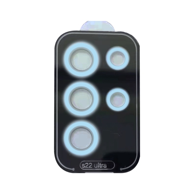 Camera Lens Protector For Samsung Galaxy S22 Ultra S22ultra Protective Metal Ring Cap Full Len Screen Tempered Glass