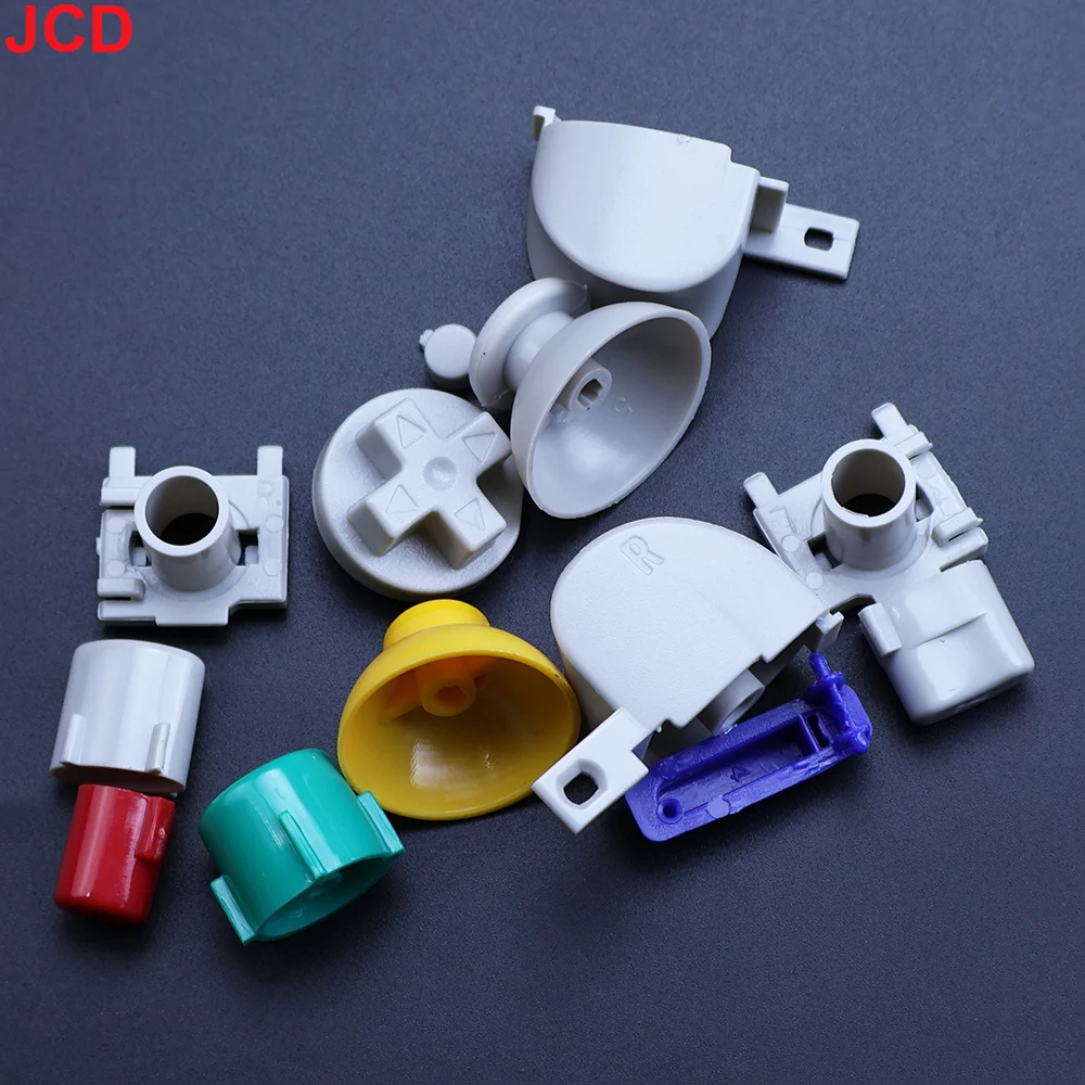 Nintendo GameCube Silver Controllers 2 Sets GameCube Controller Rubber Pads - Repair Buttons For Nintendo GameCube Controllers GameCube Controller Fix Kit