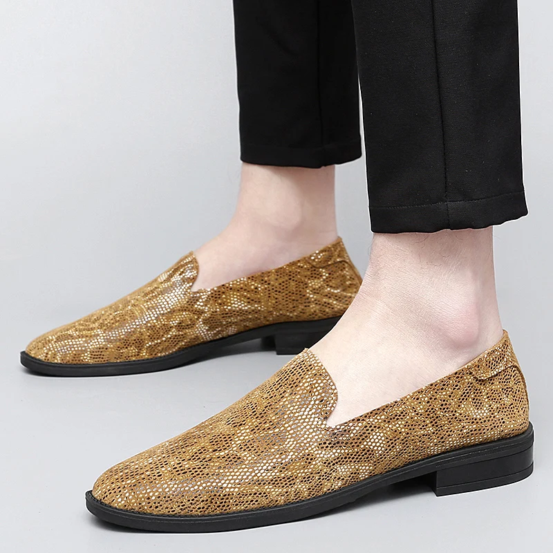 2023 New Fashion Men's Light Casual Shoes Round Toe Spring and Autumn Men's One Step Lazy Outdoor Comfort Walking Shoes