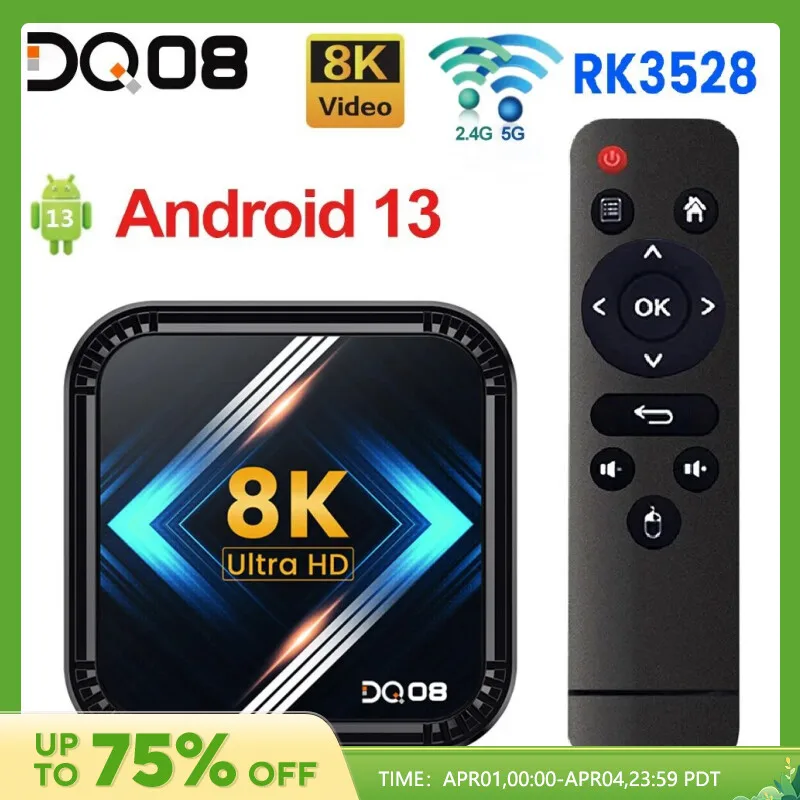 Smart TV Box Rk3528 Quad Core Android 13