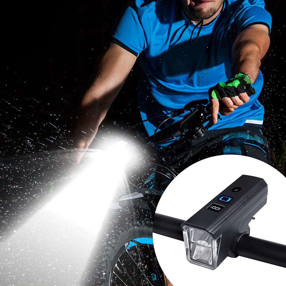 4000Lumen Bicycle Light 3000mAh Bike Headlight Automatic Sensor Bike Flashlight Rechargeable Bike Safety Lamp for Night Riding