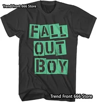 Fall Out Boy Rock Band Men's And Children Summer Short Sleeve T-shirt Vintage Patten Boys Men Size Tshirts 1
