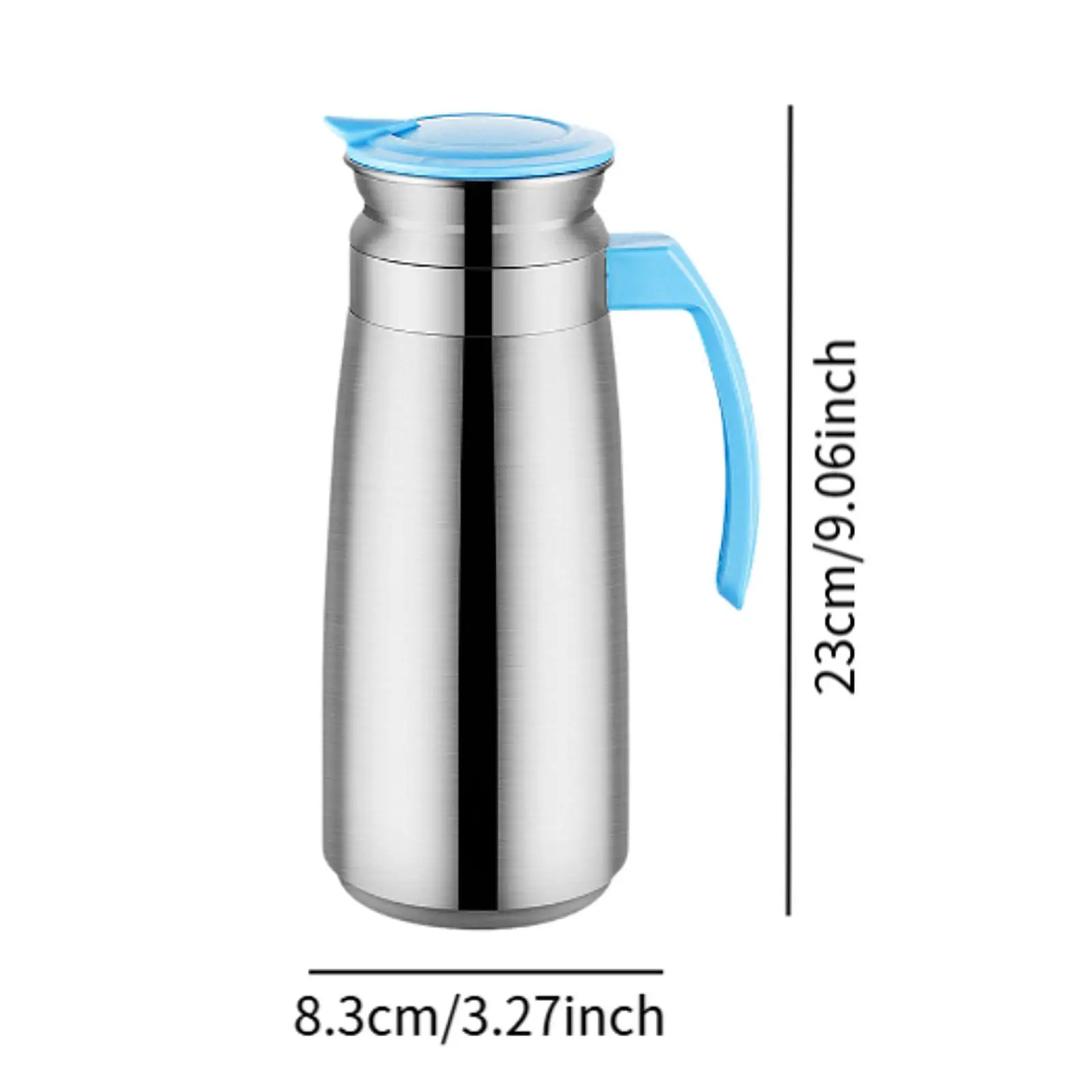 Stainless Steel Cold Water Jug Reusable for Refrigerator Kitchen Household