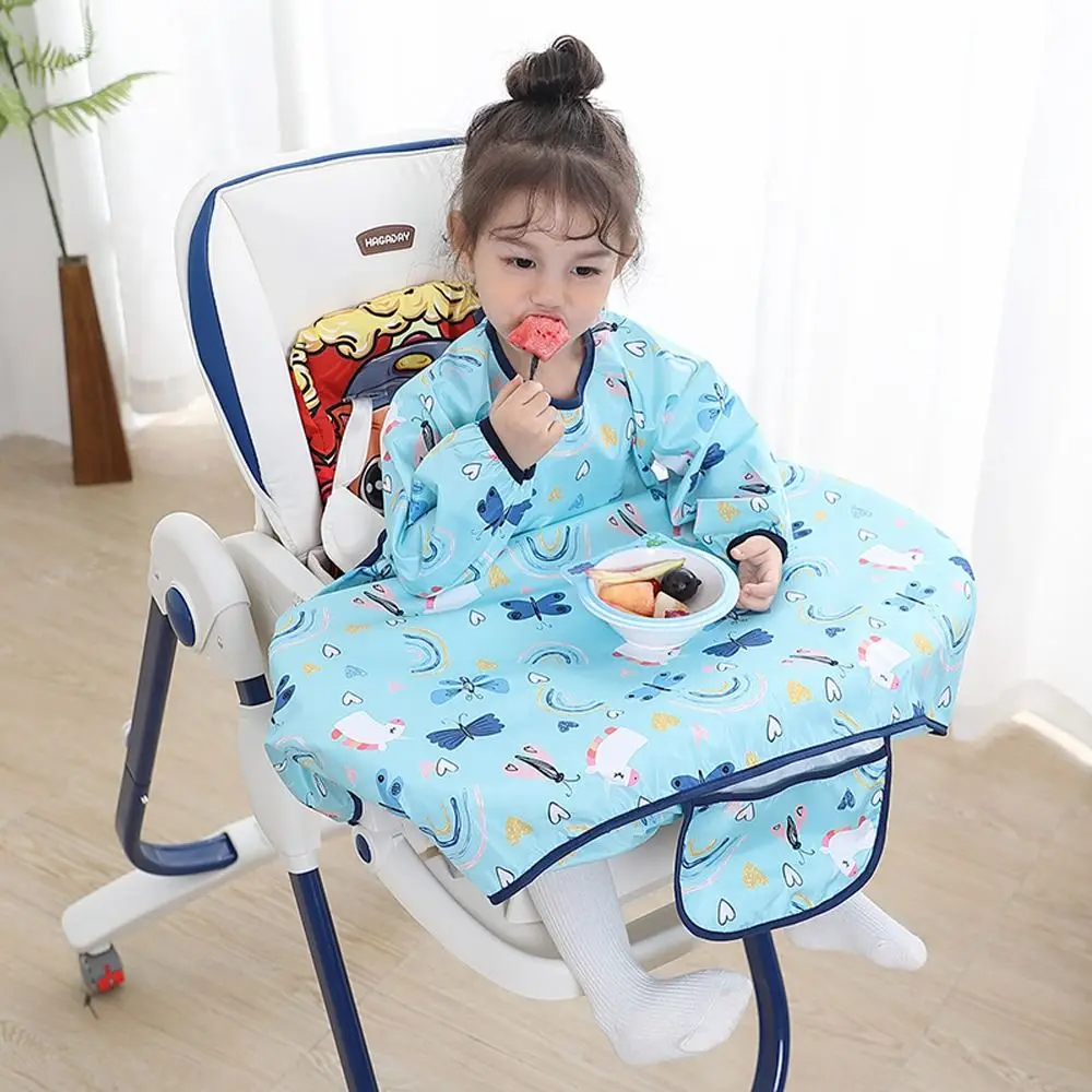 

Animal Pattern with Table Cloth Cover Baby Feeding Supplies Baby Coverall Baby Eating Artifact Baby Stuff Baby Bib