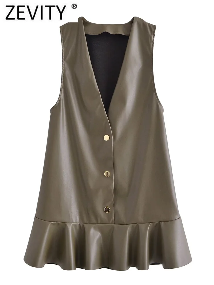 Leather Button Dress | Leather Shirt Dresses | Leather Vest Dresses ...