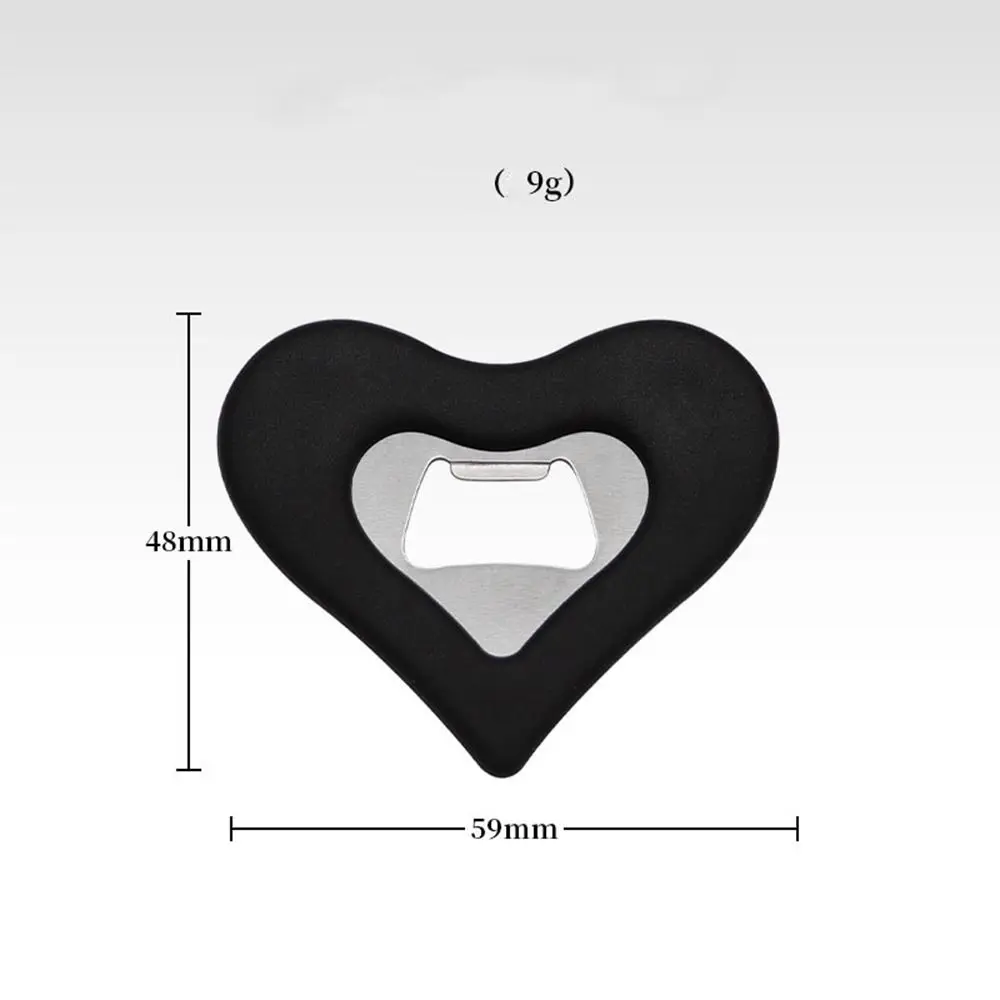 2 Colors Love Bottle Opener 59*48mm Creative Soda Bottle Opener Beer Wine Kitchen Gadgets Useful bottle opener kitchen tools wine opener