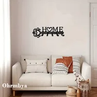 5 Hooks Home Sweet Home Metal Keys Hooks Wall Hanger Coat Hooks Towels Racks Home Decor for LivingHome Office Wall Art DIYhritis 2