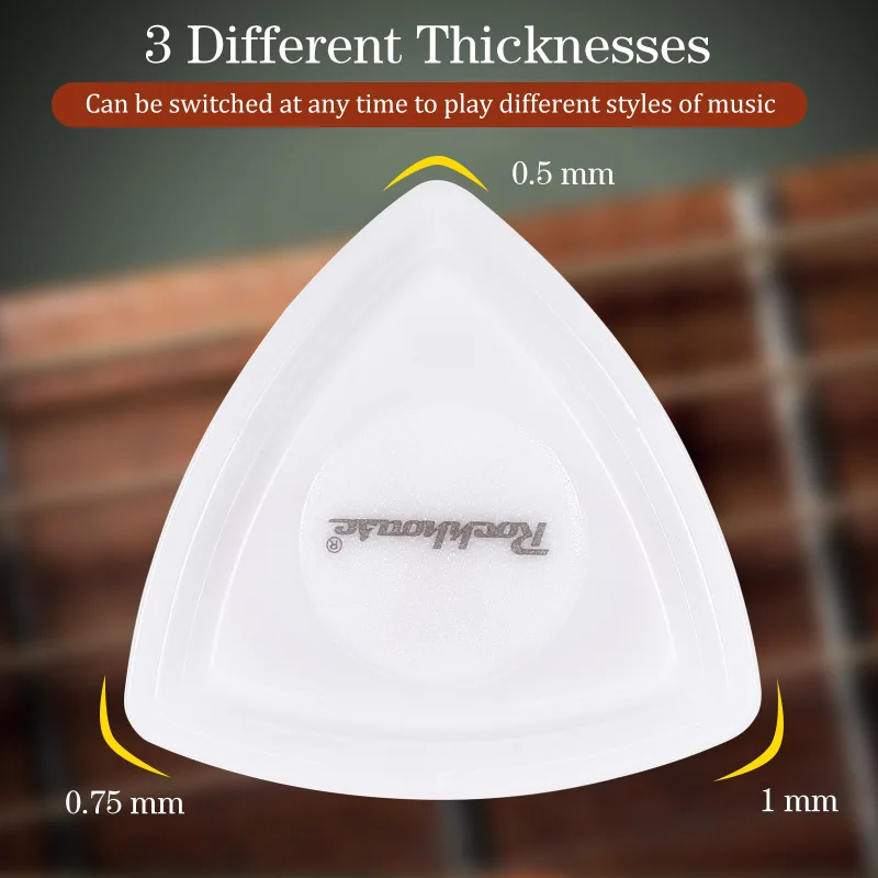 Description Picture 2 of item3pcs Personalized Guitar Picks for Music Instruments Plectrums Replacement Customized Celluloid Shrapnel