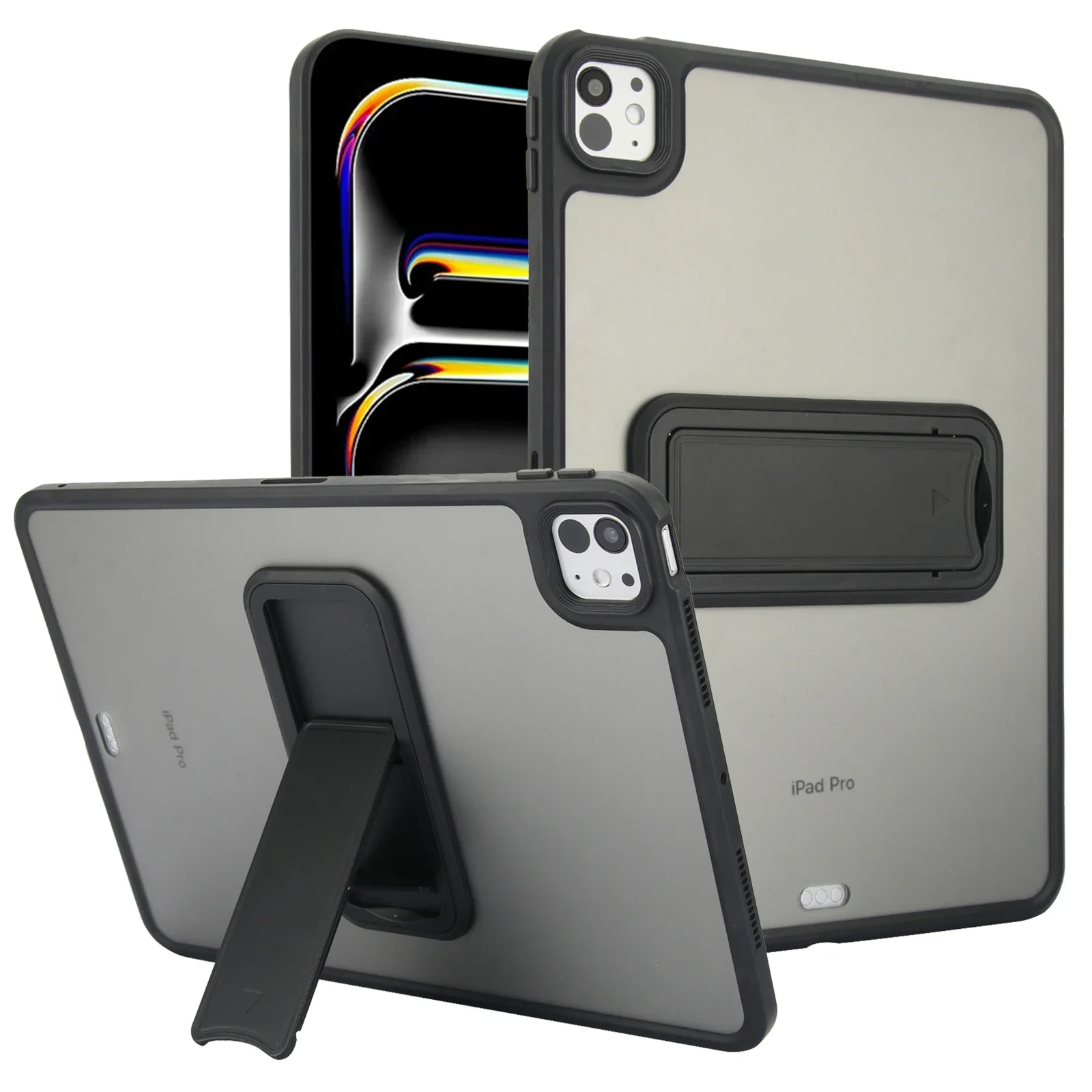 Durable Protective Back Cover with Built-in Bracket Stand