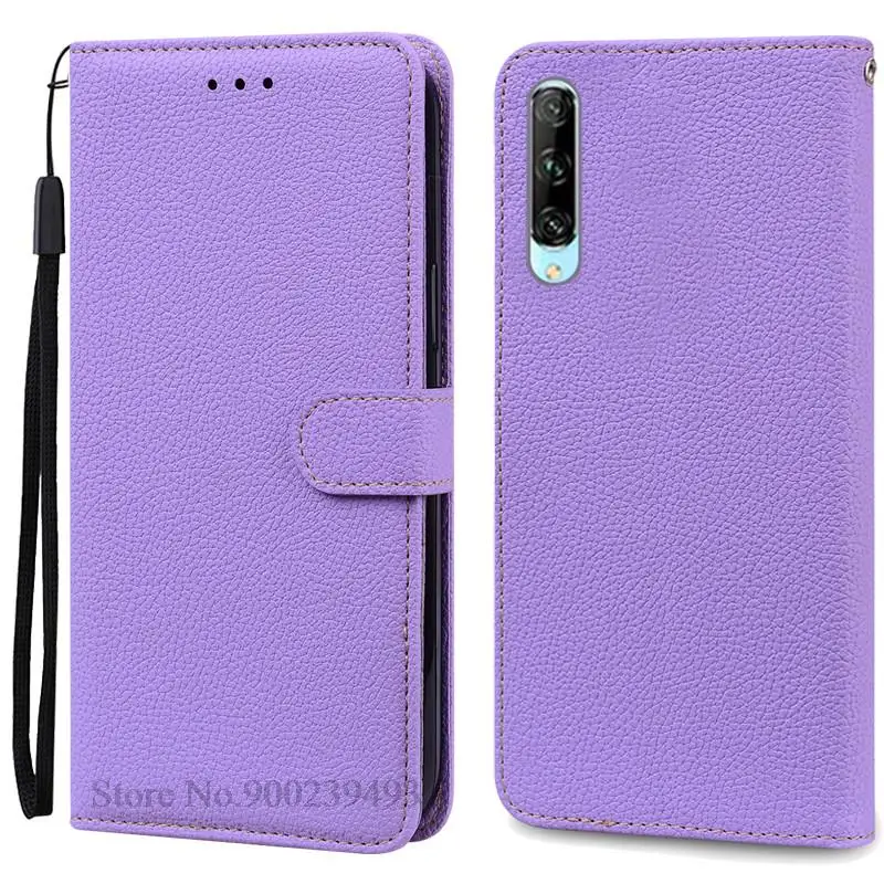 Huawei P Smart Pro Soft Silicone Wallet Flip Phone Cover