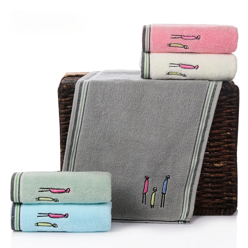 25*50cm Baby Towel Cotton Kids Bath Towels Washcloth Square Towel Children Kitchen Bathroom Wipe Wash Cloth Gift Towels