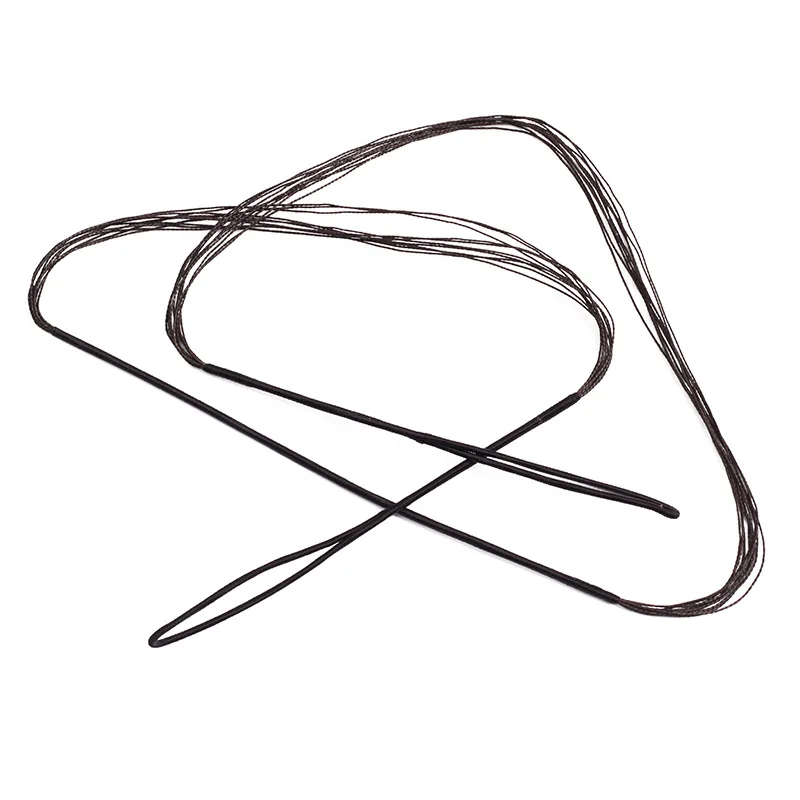 Recurve-Bogensehne 48-70 Zoll, Bogenzubehör für traditionelle Bögen, Recurve-Bogen-Ersatzsehne, 12-fädige Bogensehne – Detail 5