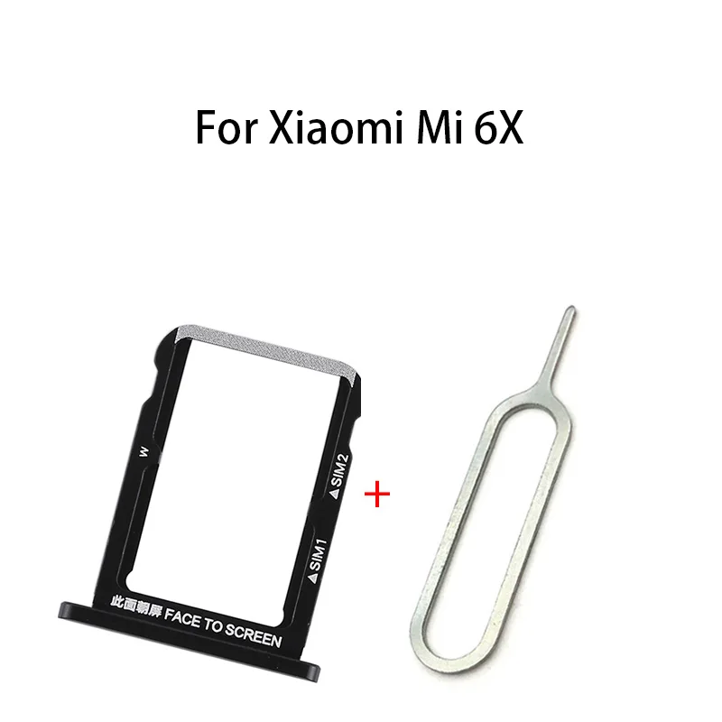 Daul Sim Card Tray For Xiaomi Mi 6X
