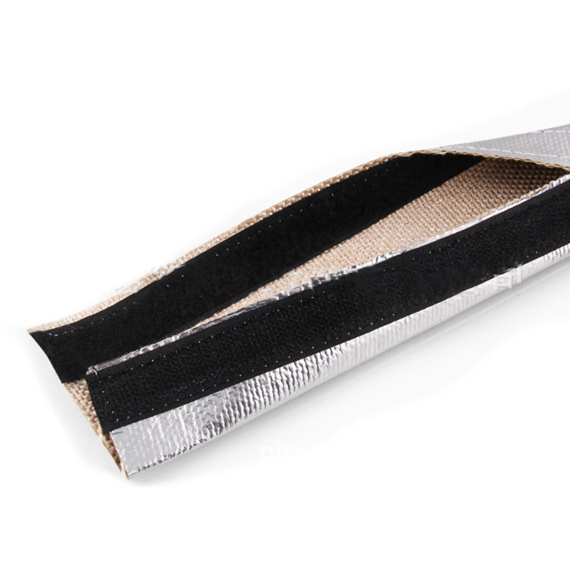 Universal Car Fuel Lines Heat Shroud 3/8" ID 3.2ft Aluminized Sleeving Insulated Shield