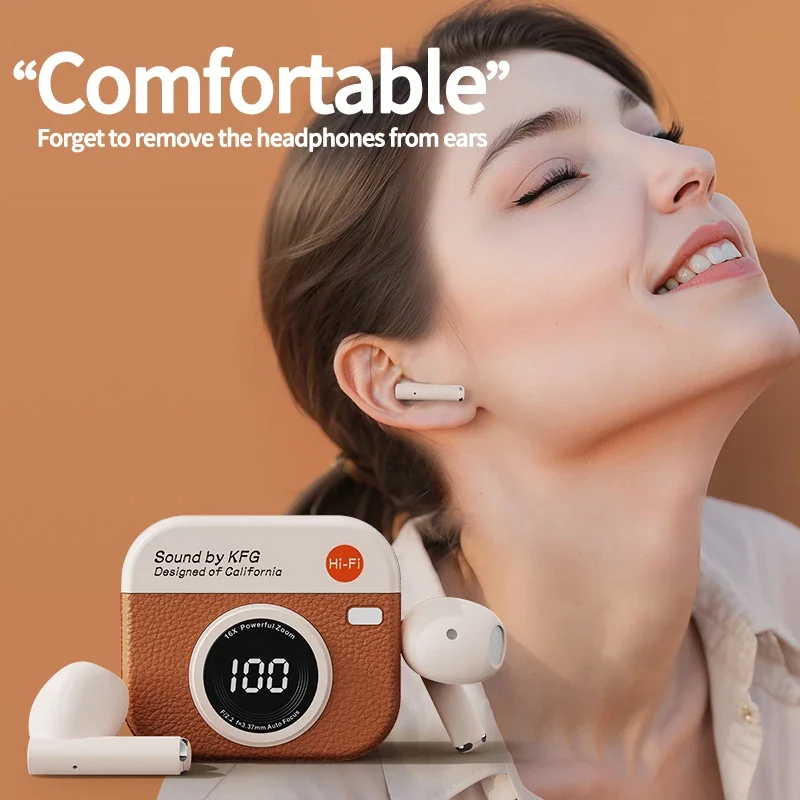 Wireless Headphone Bluetooth Earphones Wireless Earphone Xiaomi MIJIA Q86 TWS Wireless Earphones with 5.4 Bluetooth 36 Hours Play Back Sport Earbuds with LED Display Headphones and Mic