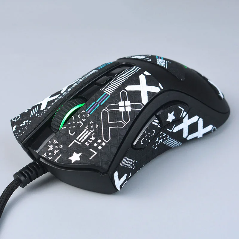 마우스 스케이트 땀 방지 패드 Razer Deathadder V2/ Pro/ DeathAdder Essential Mouse 용 미끄럼 방지 그립 테이프