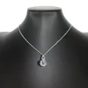 GRA Certified 6-8ct Big Moissanite Pendant Necklace For Women S925 Silver Clavicle Chain Plated Pt950 Lab Diamond Fine Necklace 6
