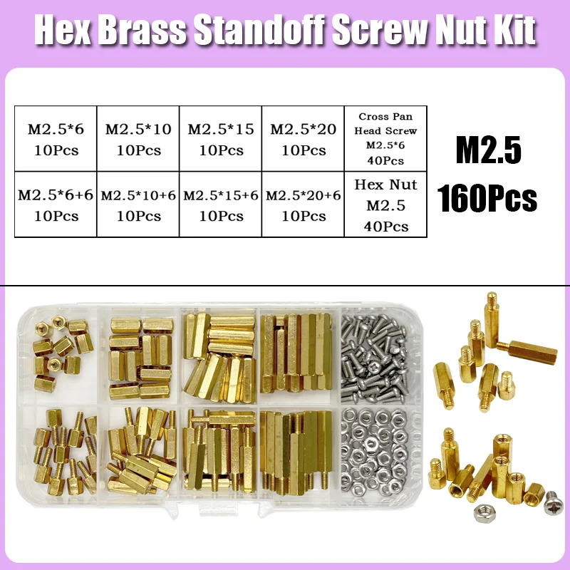 M2.5 160pcs