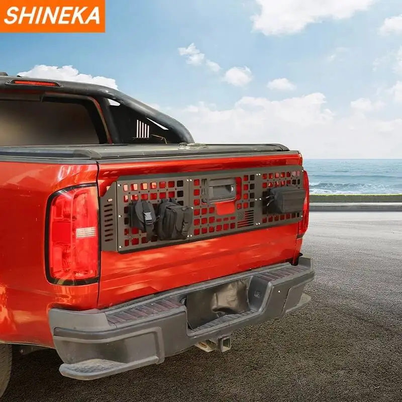 SHINEKA 뒷문 보관함 브래킷 정리함 액세서리 Chevrolet Colorado/GMC Canyon 2014-2022 자동차 액세서리