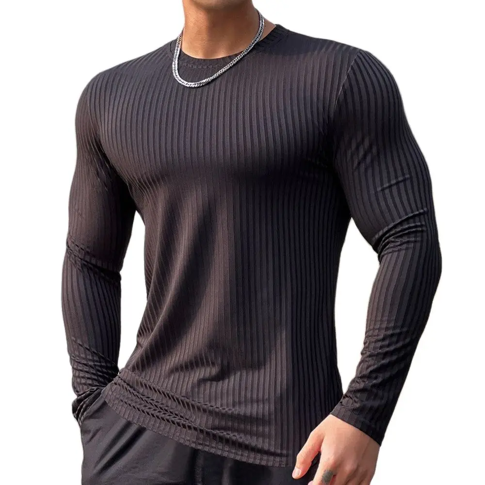 Men's Long Sleeve Bodybuilding Tee 1
