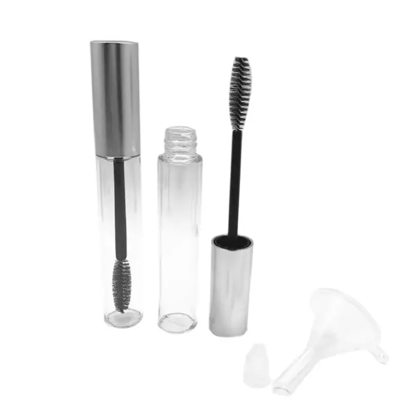 

Тушь для ресниц пустая с серебряной крышкой, 12 мл