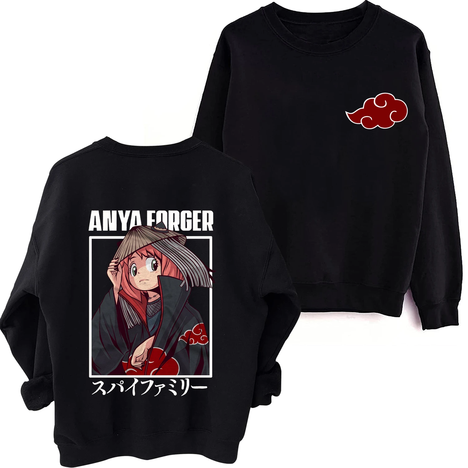 

Anime Spy X Family Anya Forge Sweatshirt Man Woman Harajuku Pullover Tops Long Sleeve Oversized Hoodie Fans Gift
