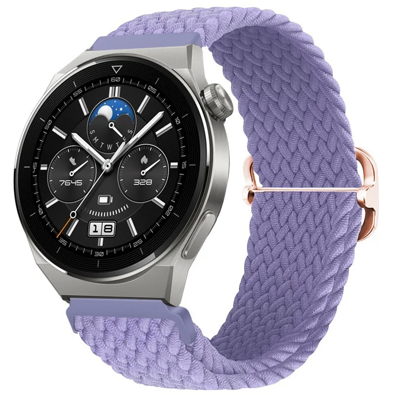 Braided Nylon Loop Smartwatch Strap - Universal Fit, 20/22mm