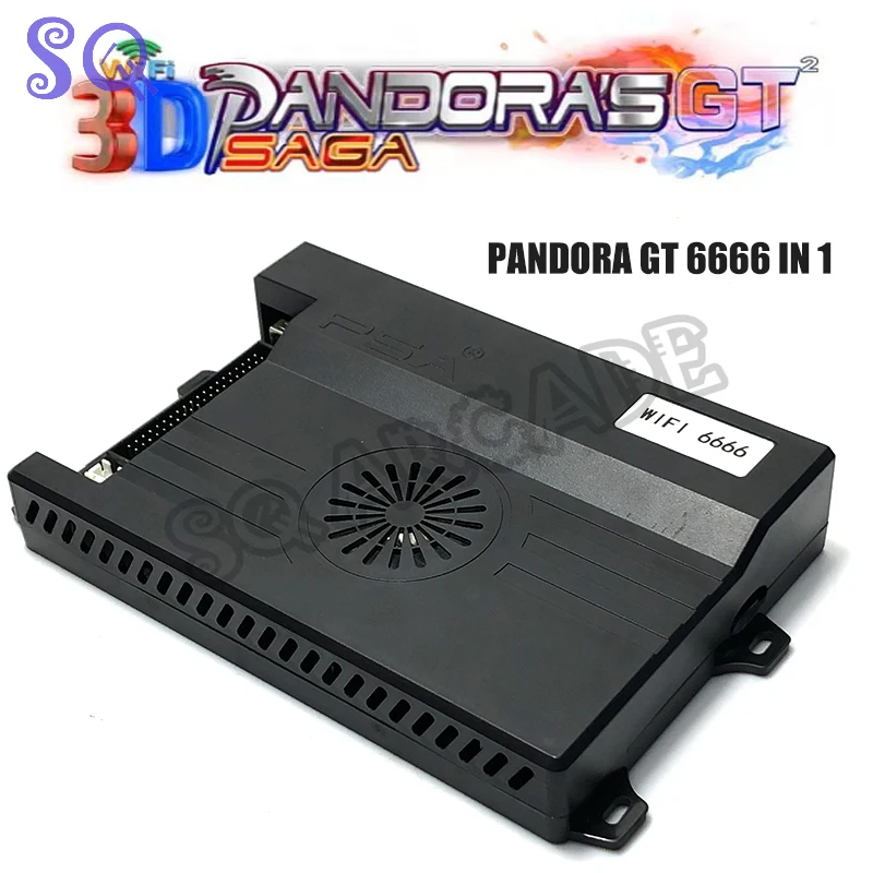 3D Wifi Pandora Saga Box GT 6666 In 1 PCB Game Board Download More Arcade HDMI VGA Arcade Motherboard Retro Video Converte 3d pandora saga ex box 8000 in 1 arcade game board built in 64g wifi download more arcade h d m i pcb vga video converter