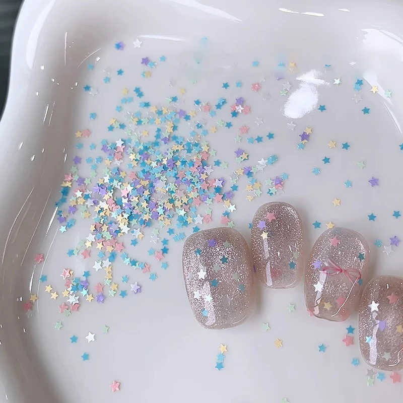 네일 아트 DIY 귀여운 별 모양 마카롱 컬러 네일 반짝이 네일 아트 네일 참 장식 액세서리
