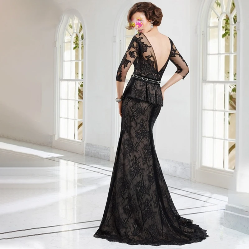 Рисунок 2 - Черные кружевные платья для матери