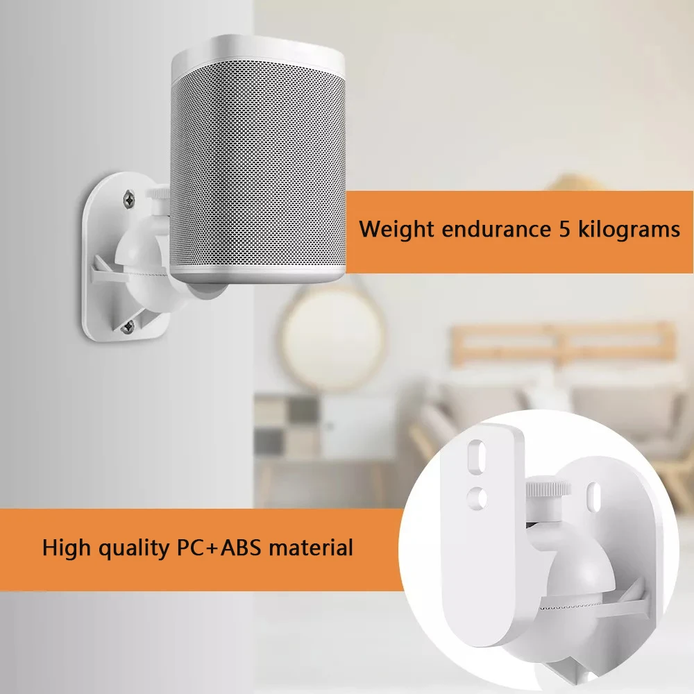 Speaker Mount Wall Bracket Stand Surround Holder Keyhole Tilt Pack Adjustable