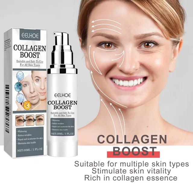 Collagen Face Cream Anti Aging Wrinkle Reduction Moisturizer for Women Firming & Lifting Cream to Brighten Skin Ton 30ml