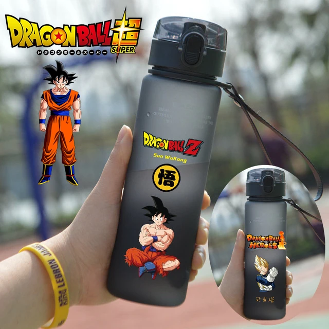 Dragon Ball Z Son Goku Water Bottle DBZ Sports Fitness Cup Protein Shake  Powder Cup Stirring Milkshake Cup Portable Sports Mug - AliExpress