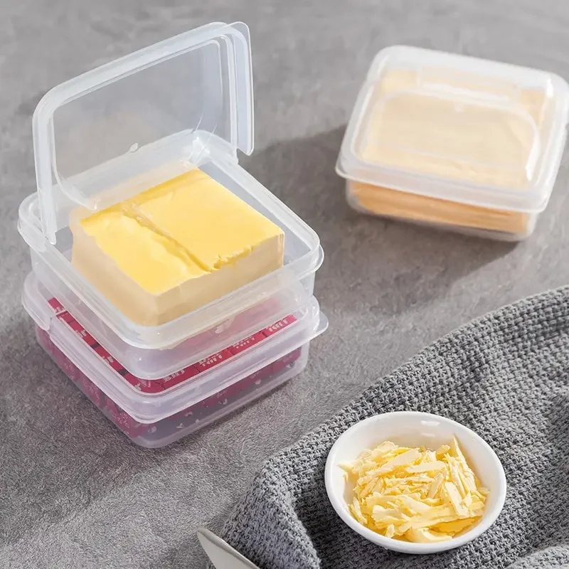 

Flip Over Cheese and Butter Storage Box, Fruit Sealed Storage Box, Ginger, Garlic, and Scallions Refrigerated Preservation Box