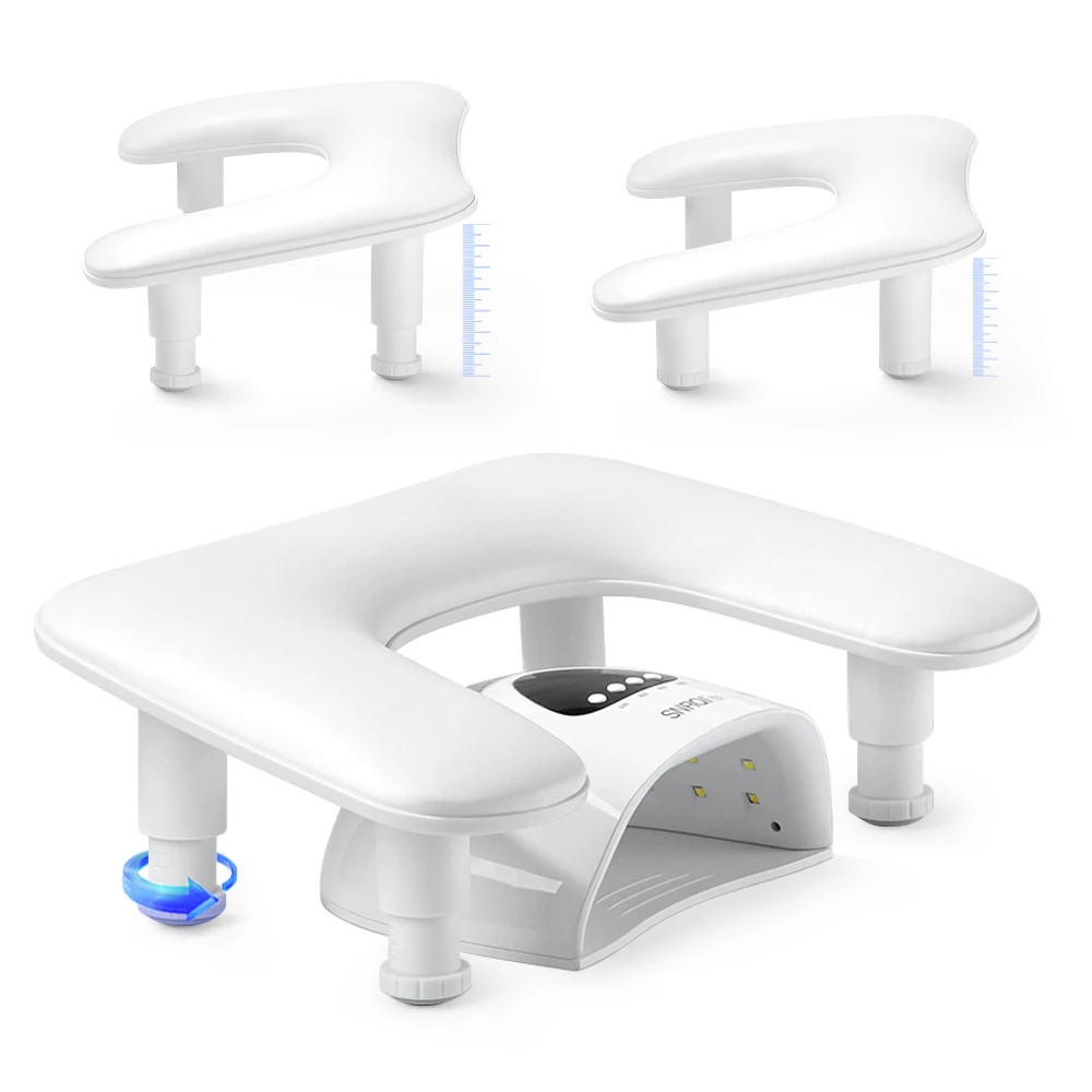 Arm Rest nail arm rest nail hand rest nail art hand pillow for Nails U-shaped Manicure Adjustable Nail Arm Rest Stand Microfiber PU Leather Hand Pillow for Nail Cushion