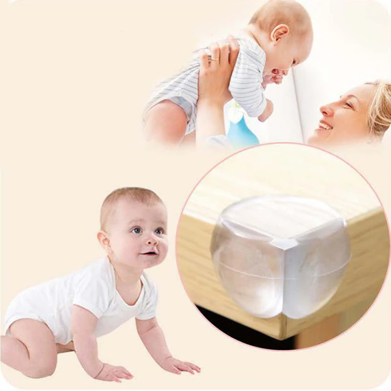 

1/4pcs Child Baby Safety Silicone Protector Table Corner Edge Protection Cover Children Anticollision Edge Corner Guards
