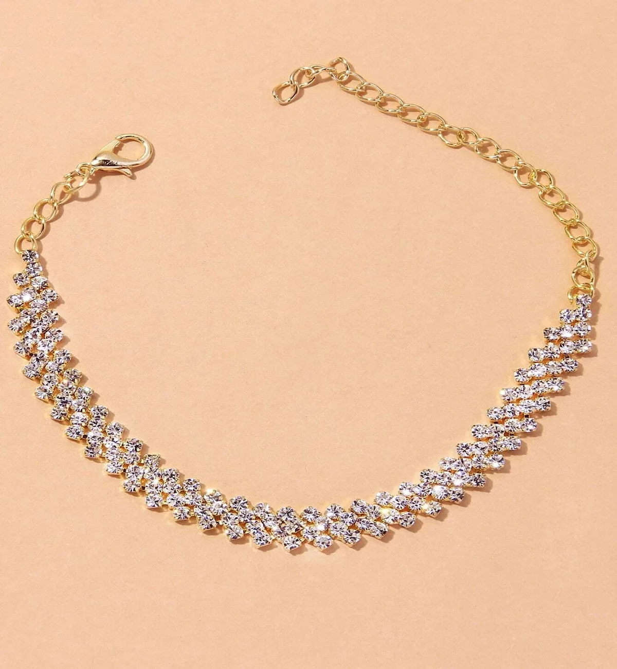1PC Multi Color Women's Personality Irregular Diamond Water Diamond Ankle Shining Fashion Beach Foot Decoration Ankle ankle chains cubic zirconia anklet beads anklet silver anklet bracelet fashion accessories ankle slimming bangle