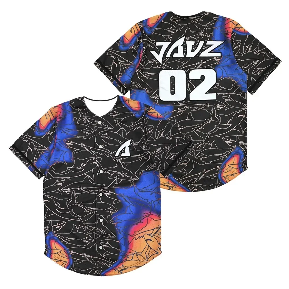 

JAUZ Merch 02 Бейсбольная Футболка для женщин/мужчин, модная летняя футболка с коротким рукавом и графическим рисунком, уличная одежда, бейсбольная Футболка в стиле хип-хоп, спортивная одежда
