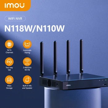 IMOU 10CH 18CH Wi-Fi Network Security System Wireless Recorder NVR Strong Metal Shell Support ONVIF Standards 1