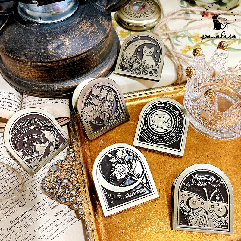 

Panalisacraft 6 стилей скрепок из тяжелого металла винтажные закладки для скрапбукинга инструменты ручной работы бумажные зажимы