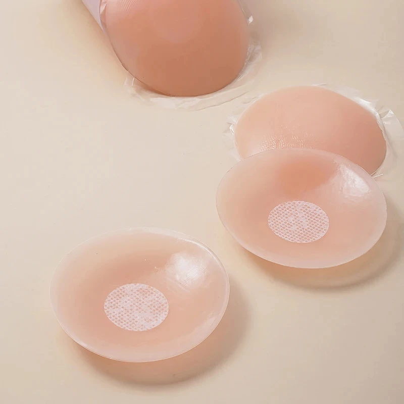 

Silicone Nipple Cover Reusable Women Bra Sticker Breast Petal Strapless Lift Up Invisible Boob Pads Chest Pasties Intimates