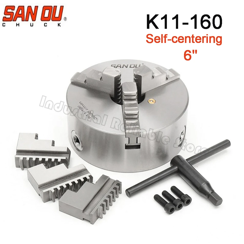 Sanou 3 Jaw K11 160 6 Lathe Collet Chuck Manual Chuck Self Centering Chuck Lathe Machines Tools Drill Scroll Dremel Accessories Chuck Aliexpress
