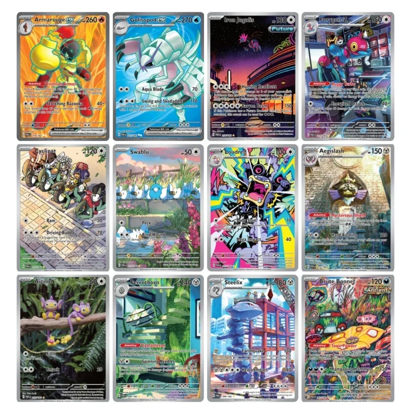 

Pokémon Paradox Rift Armarouge Animation Characters English Version Self Made Flashcards Anime Classics Game Collection Card Toy